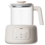 海尔（Haier）恒温水壶婴儿调奶器 多功能冲泡奶粉电热水壶养生壶保温壶烧水壶 HBM-H118E 米白1.2L