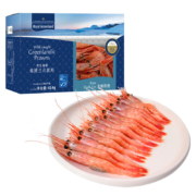 PLUS会员：京东生鲜 北极甜虾刺身454g/盒 40-58只(MSC认证)日料 生制带壳 即食*4件