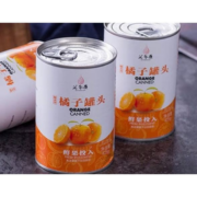 汇尔康 新鲜糖水橘子罐头 水果桔子 425gx1罐*2件