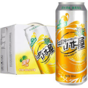 HANS 汉斯 青岛啤酒 汉斯小木屋 果啤 菠萝啤 菠萝啤饮料500ml*12听整箱