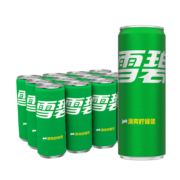 限广西地区，PLUS会员，需首购，概率卷：（Coca-Cola）可口可乐 雪碧 Sprite  330ml*12罐 *3件