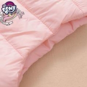 小马宝莉 女童马甲2023新款秋冬棉服中大儿童保暖加棉背心坎肩冬装 已售 39 粉色 150