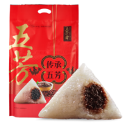 plus会员、概率券:五芳斋润香豆沙粽 160g*6只 嘉兴粽子甜粽