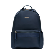 新秀丽（Samsonite）双肩包电脑包13英寸女背包学生书包通勤商务休闲旅行 TQ4 海军蓝