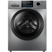 美的（Midea）滚筒洗衣机全自动 VC33 洗烘一体 炫彩 智能投放 除螨除菌洗 简尚系列 10公斤 MD100VC33WIY