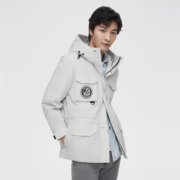 再补券：波司登 情侣款男女中长舒适廓型百搭羽绒服