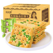 88VIP会员：bi bi zan 比比赞 苏打饼干 香葱味 500g