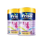 美素佳儿Friso港版金装4段含HMO低聚糖及PureGOS益生元 多种矿物质钙铁锌 900g*2罐