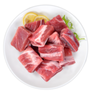 金锣 国产猪肋排400g 冷冻免切精肋排猪排骨 猪肉生鲜 猪骨高汤食材