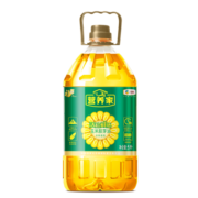 营养家 食用油 非转基因压榨一级活粒鲜胚玉米胚芽油5L 中粮福临门出品