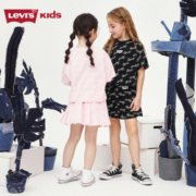 Levi's 李维斯童装【2件套】女童套装夏季新品儿童上衣裙子 童话粉 110/56(5)