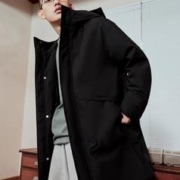 雪中飞 秋冬时尚运动连帽工装羽绒服男