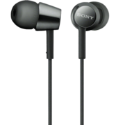 索尼（SONY） MDR-EX155AP 入耳式耳机有线带麦立体声线控手机电脑适用 黑色