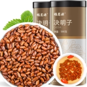 京东百亿补贴:福茗源 茶叶 养生茶 决明子茶500g 罐装