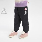 Deesha 笛莎 婴幼女童羽绒裤23冬儿童温暖休闲长裤