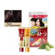 Bigen 美源 可瑞慕 进口染发剂染发膏染发霜男女士遮白发 7G自然棕黑色 80g 1盒 盖白补染