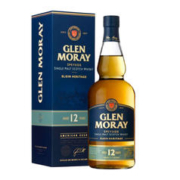 京东PLUS：GLEN MORAY 格兰莫雷 12年 苏格兰 单一麦芽威士忌 洋酒 700ml