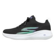 斯凯奇（SKECHERS） Skechers斯凯奇 夏季新款透气缓震女子休闲跑步鞋 128186/BKAQ 38