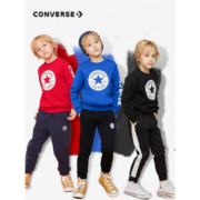 聚划算百亿补贴：converse 匡威 儿童加绒款圆领卫衣 多色可选