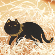 大英博物馆 书签 盖亚· 安德森猫书签镂空卡通可爱创意简约生日礼物新婚礼物圣诞礼物