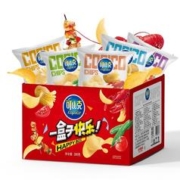 copico 可比克 一盒子快乐薯片 混合口味 300g 红色礼盒