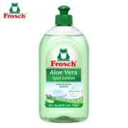 Frosch芦荟润肤浓缩型洗洁精500ml 滋润双手 气味天然 德国原装进口