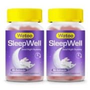 WATOO 褪黑素软糖 退黑素睡眠片50粒*2