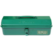 老A(LAOA)五金家用工具箱收纳箱 车载 加厚铁皮箱子 带隔层LA113410