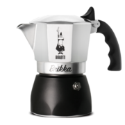 比乐蒂（Bialetti） 摩卡壶双阀手冲咖啡壶意大利进口高压特浓意式咖啡机brikka壶 【爆】升级款双阀4杯份(170ml)