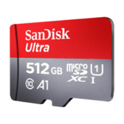 20点开始：SanDisk 闪迪 Ultra 至尊高速系列 SDSQUNC Micro-SD存储卡 512GB (UHS-I、U1、A1)