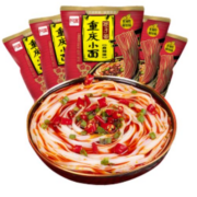 有券的上：阿宽 重庆小面麻辣味 方便速食非油炸泡面拌面私房方便面 5袋