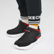 SKECHERS 斯凯奇 冬靴雪地靴高帮冬季儿童皮靴加绒保暖舒适棉靴403784N