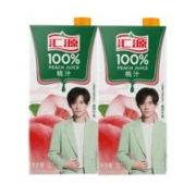 PLUS会员：汇源 100%果汁 桃汁 1L*2盒