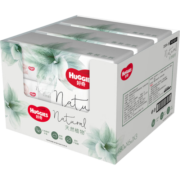 好奇（Huggies）natural天然植物小森林湿巾80抽18包超厚倍柔铂金装增厚手口可用