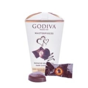GODIVA 歌帝梵 圣诞必备：GODIVA 歌帝梵 心形黑巧克力制品 117g 礼盒装