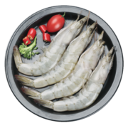 禧美海产 厄瓜多尔白虾 净重1.8kg/盒（加大号）75-90只  盐冻大虾 烧烤