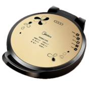 美的（Midea） 电饼铛 家用早餐机机械版双面加热煎烤悬浮加深多功能大烤盘烙饼机MC-JHN34Q
