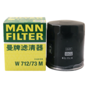 曼牌（MANNFILTER）机油滤清器机油滤芯机滤W712/73 W712/73M马自达3/6福克斯麦柯斯
