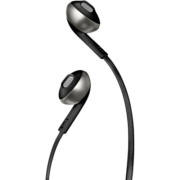 JBL T205 半入耳式耳机 TUNE205手机耳机 有线运动耳机 带麦克风 苹果安卓系统通用 黑色169元 (月销1000+)
