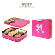 锦华 曲奇饼干蝴蝶酥糕点蛋卷零食点心多口味伴手礼年货礼盒圣诞节