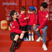 JELLYBABY 儿童加绒卫衣冬装上衣