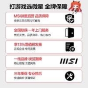 MSI 微星 十三代i5 13400F/RTX4060TI电脑主机吃鸡游戏台式机整机DIY组装机
