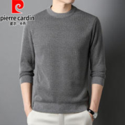 皮尔·卡丹 皮尔卡丹（pierre cardin）毛衣男圆领中年加绒加厚羊毛绒衫针织衫男士羊绒毛衫