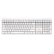 樱桃（CHERRY）MX2.0S 机械键盘 游戏键盘 办公键盘 电脑键盘 全尺寸键盘 有线键盘 樱桃无钢结构 白色青轴