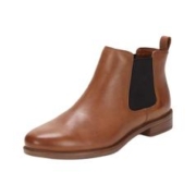 Clarks 其乐 Taylor Shine泰勒丝因系列 女士短筒切尔西靴 261186314