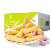 拍两件 良品铺子香芋蛋卷400g*2盒