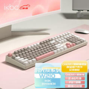 ikbc W210 108键 2.4G无线机械键盘 时光灰 Cherry红轴 无光