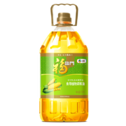 再降价，京东百亿补贴:福临门 食用油 玉米清香食用植物调和油5L