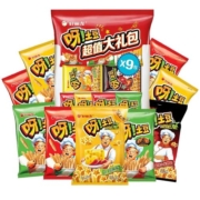 好丽友呀土豆薯条40g*9包休闲膨化零食小吃好有趣土豆厚片