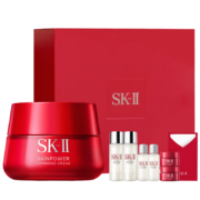 京东百亿补贴：SK-II全新大红瓶面霜100g修护紧致精华霜护肤品套装